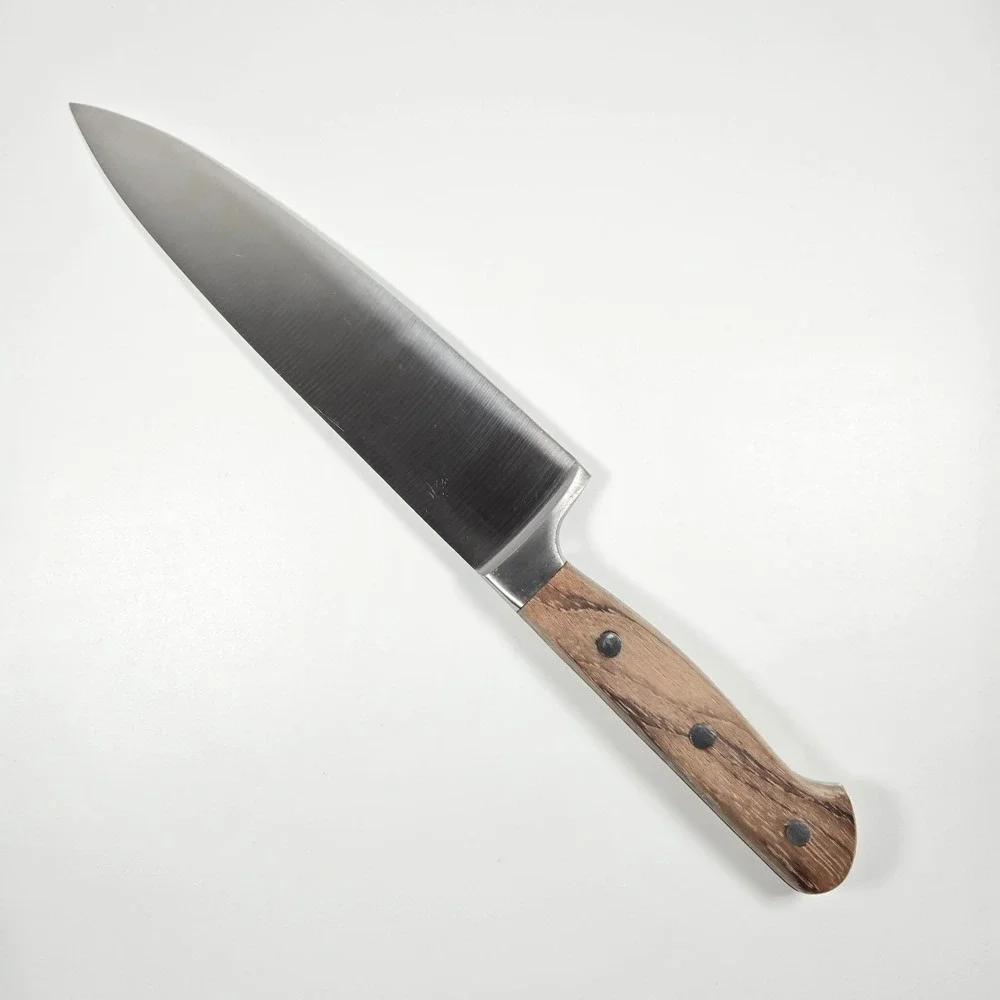 NICE Pioneer Woman Chef's Knife Wood Handle‎ Stainless Steel Blade Full Tang